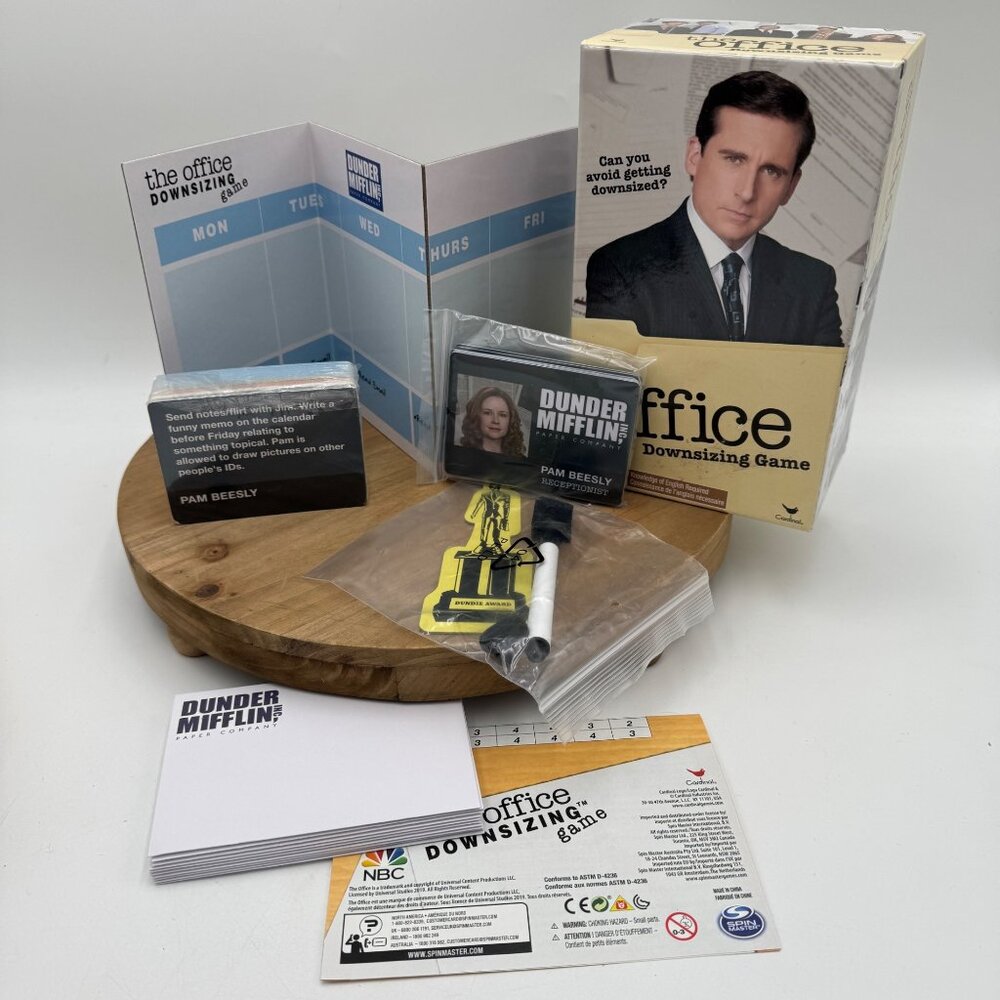 The Office Downsizing Board Game (2019) Dunder Mifflin Fun Family Card Game